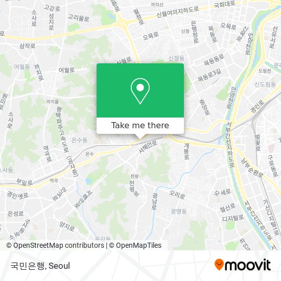 국민은행 map