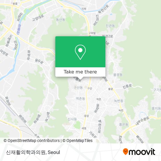 신재활의학과의원 map