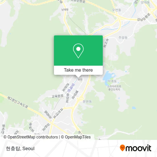현충탑 map