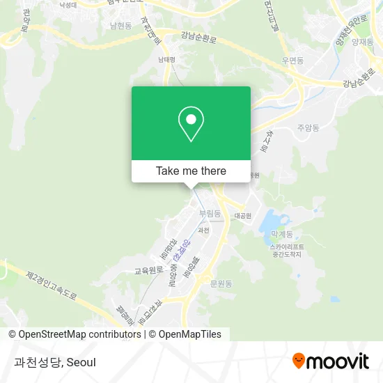 과천성당 map