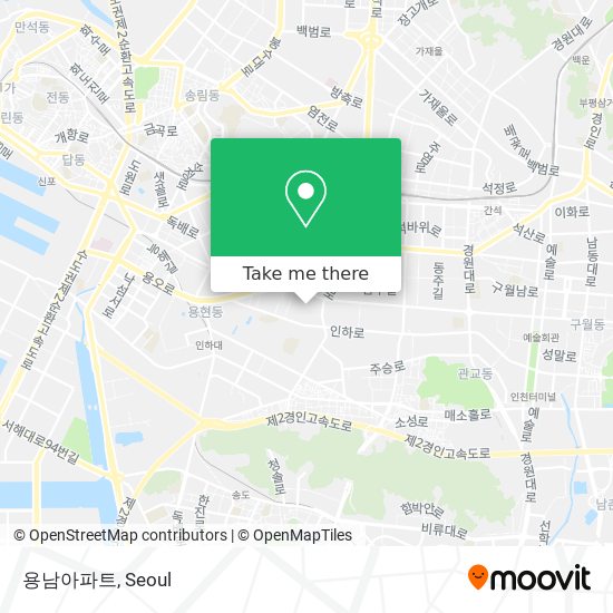 용남아파트 map