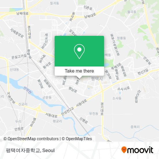 평택여자중학교 map