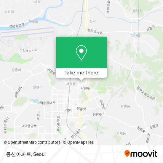 동산아파트 map