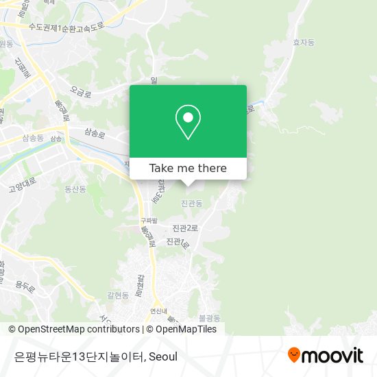 은평뉴타운13단지놀이터 map