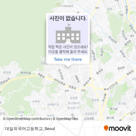 대일외국어고등학교 map