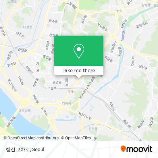 행신교차로 map