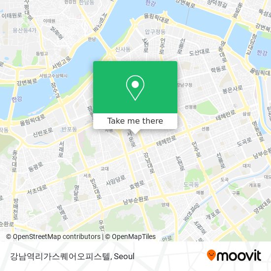 강남역리가스퀘어오피스텔 map