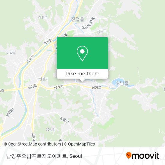 남양주오남푸르지오아파트 map