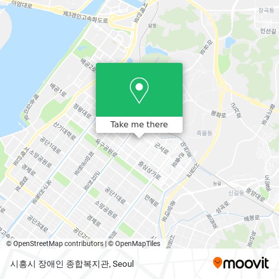 시흥시 장애인 종합복지관 map