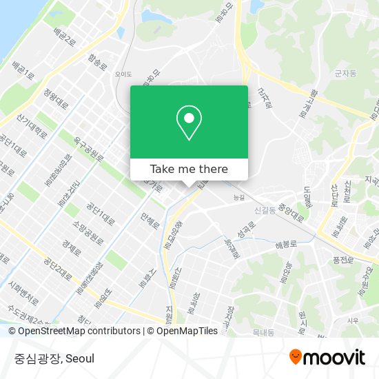 중심광장 map