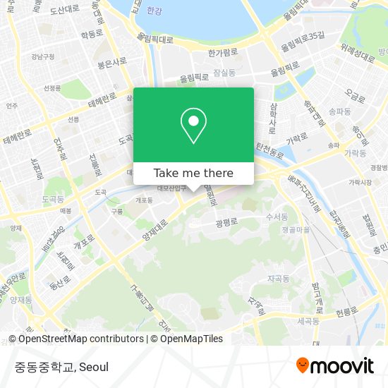 중동중학교 map