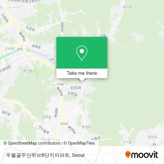 우물골두산위브8단지아파트 map