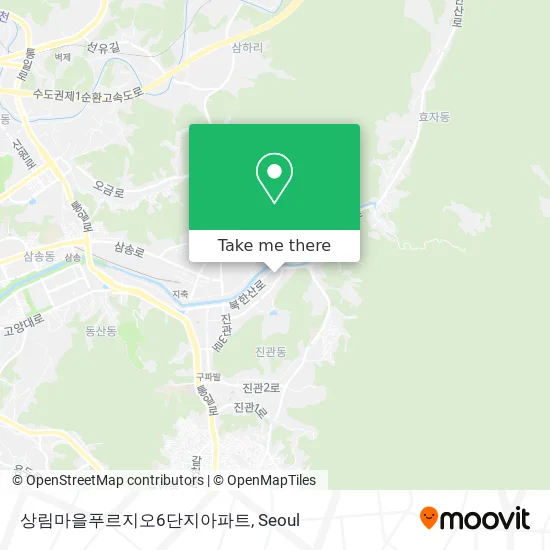 상림마을푸르지오6단지아파트 map