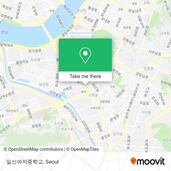 일신여자중학교 map