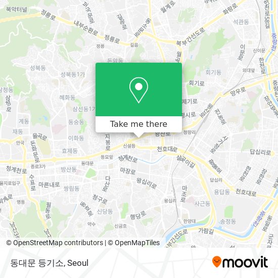 동대문 등기소 map