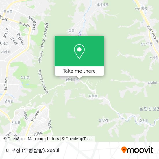 비부정 (우렁쌈밥) map