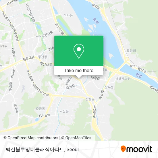 벽산블루밍더클래식아파트 map
