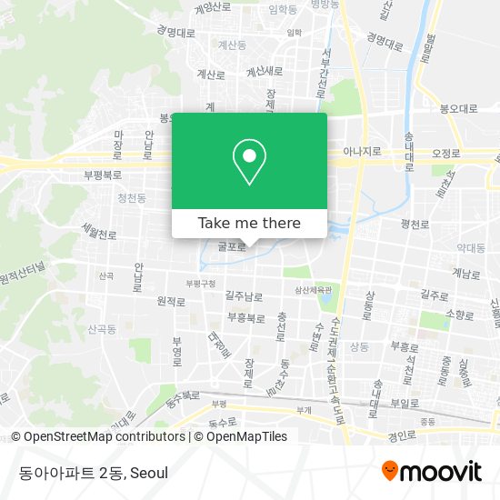 동아아파트 2동 map