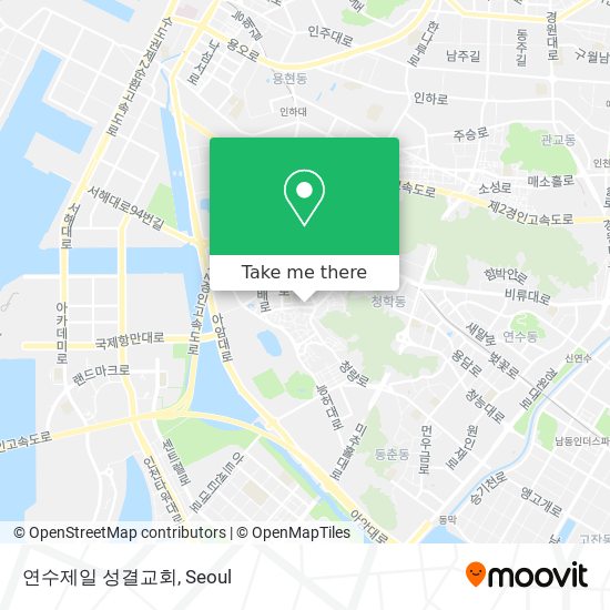 연수제일 성결교회 map