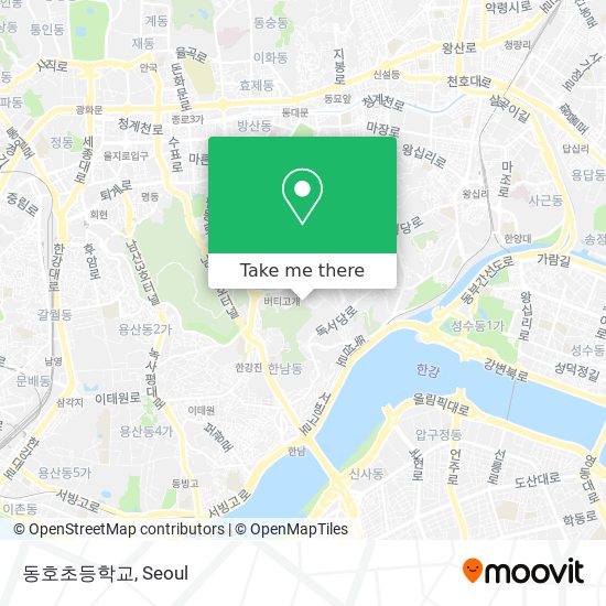 동호초등학교 map