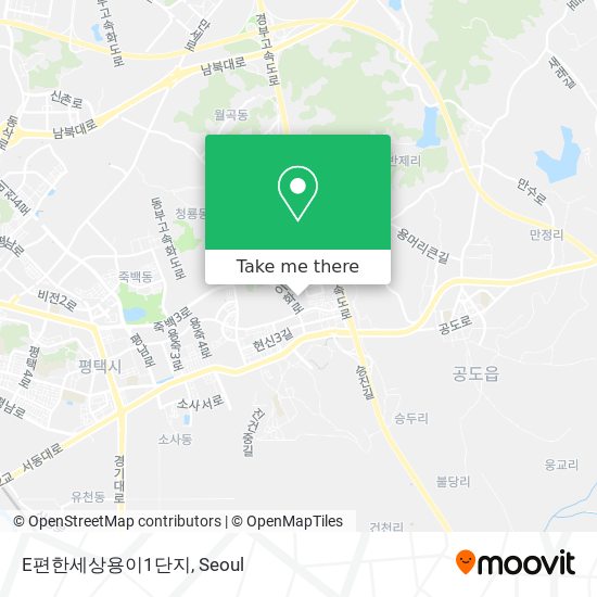 E편한세상용이1단지 map