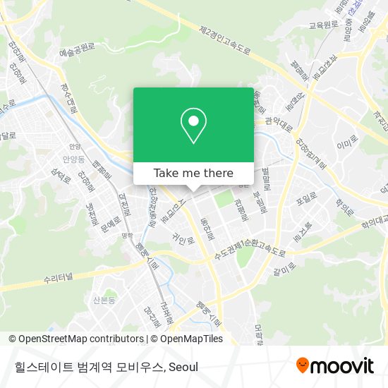 힐스테이트 범계역 모비우스 map