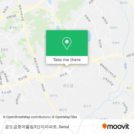 공도금호어울림3단지아파트 map