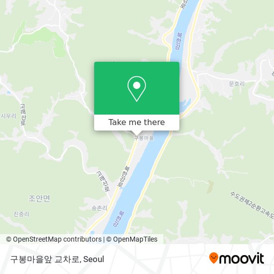 구봉마을앞 교차로 map