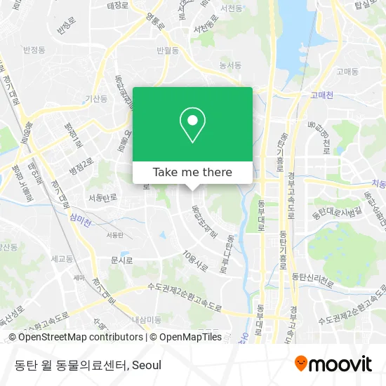 동탄 윌 동물의료센터 map