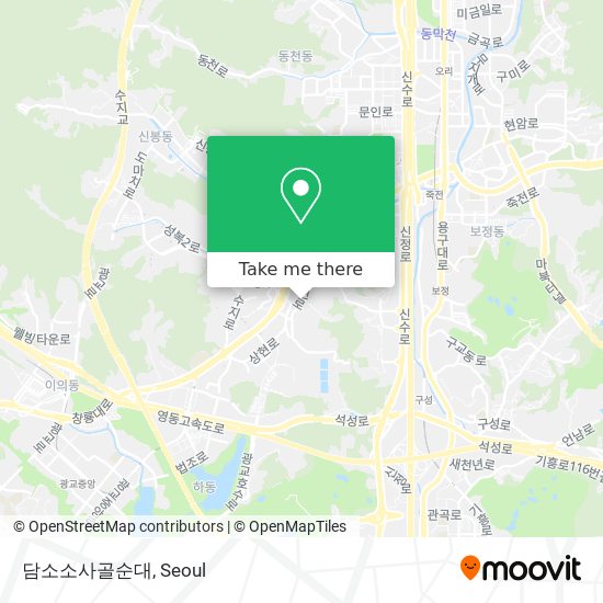 담소소사골순대 map