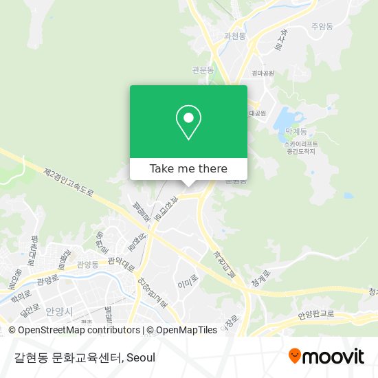 갈현동 문화교육센터 map