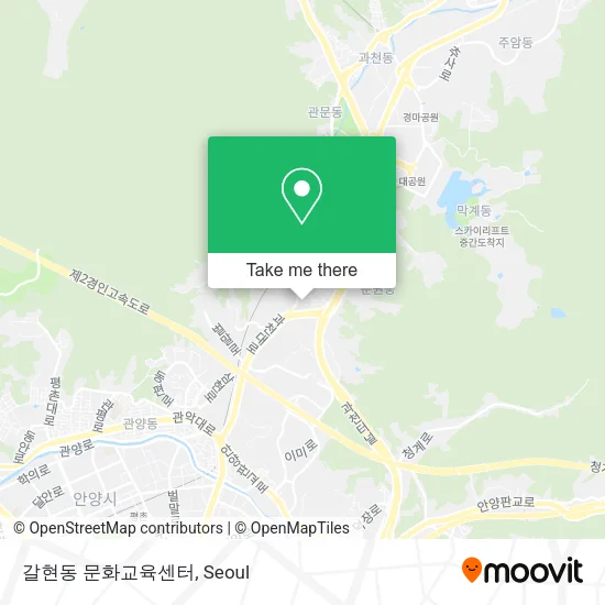 갈현동 문화교육센터 map
