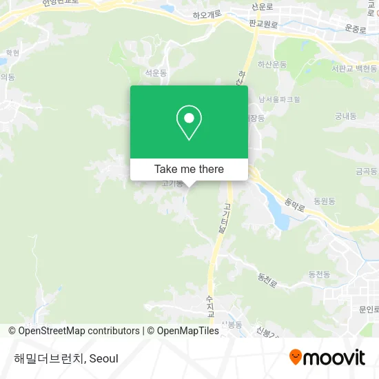 해밀더브런치 map