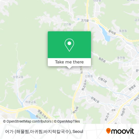 어가 (해물찜,아귀찜,바지락칼국수) map