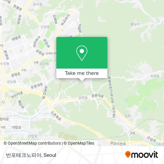 반포테크노피아 map