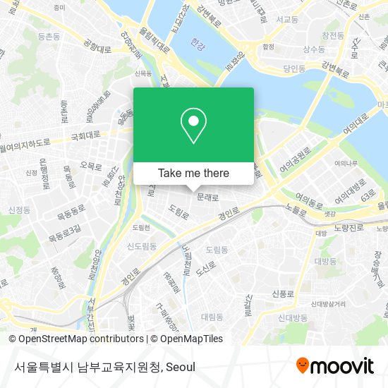 서울특별시 남부교육지원청 map