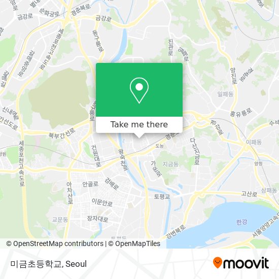 미금초등학교 map