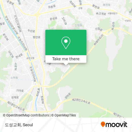 도성교회 map