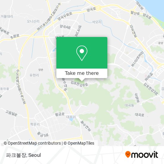 파크볼장 map