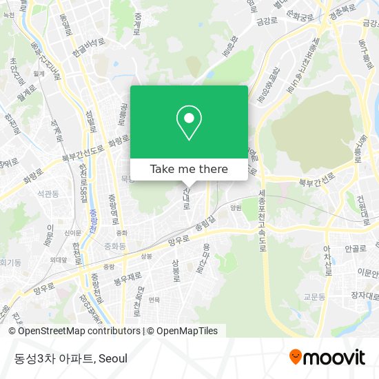 동성3차 아파트 map