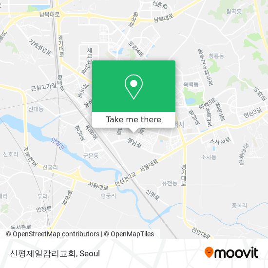 신평제일감리교회 map