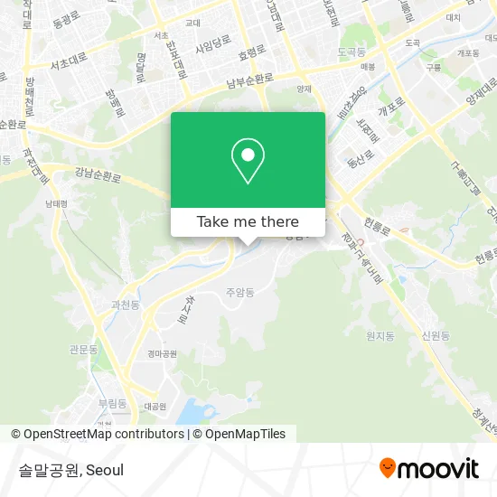 솔말공원 map