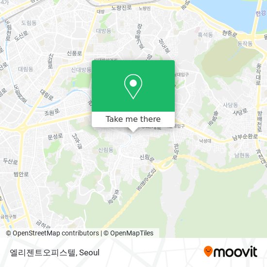 엘리젠트오피스텔 map