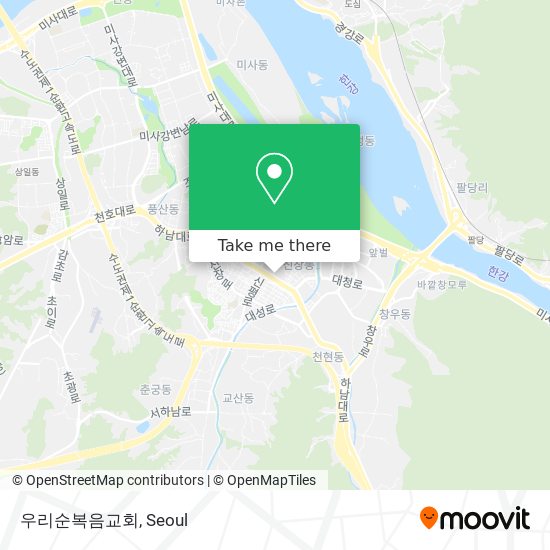 우리순복음교회 map