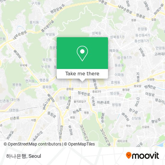 하나은행 map