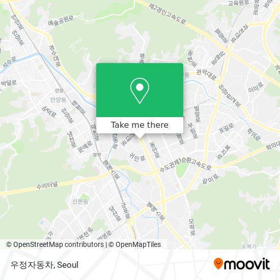 우정자동차 map