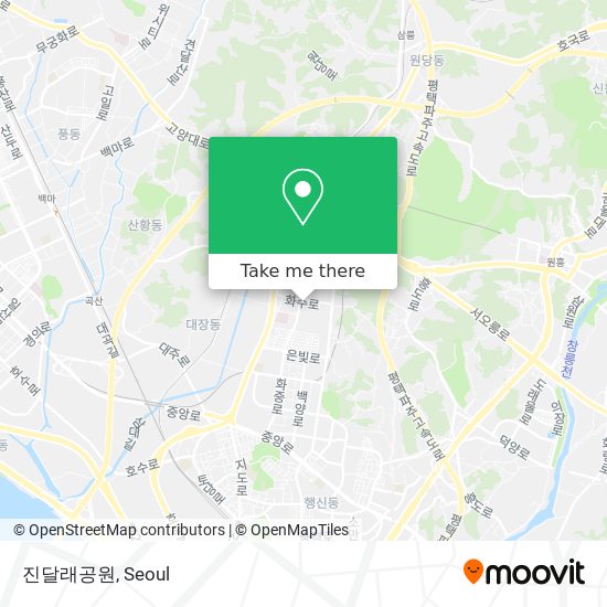 진달래공원 map