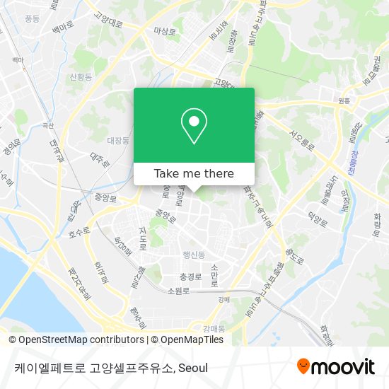 케이엘페트로 고양셀프주유소 map