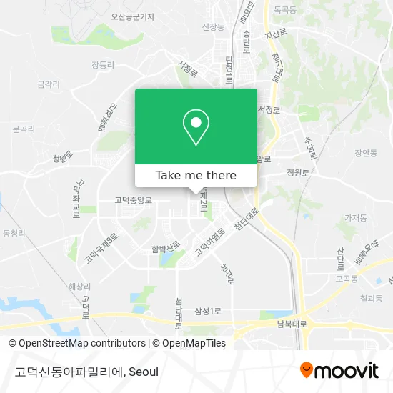고덕신동아파밀리에 map