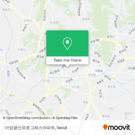 아양광신프로그레스아파트 map